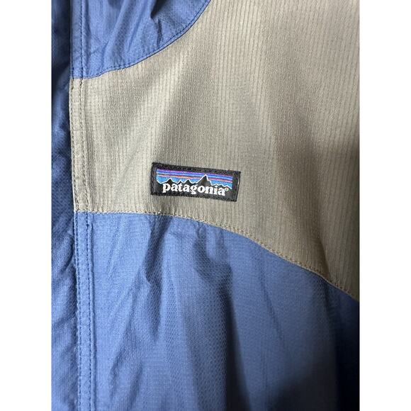 Patagonia Vintage Goretex Jacket #83405 Aquatic Blue Heather Medium - Picture 5 of 10